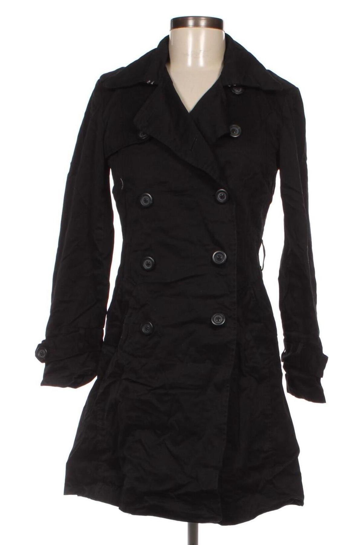 Damen Trenchcoat Monoprix Autre Ton, Größe S, Farbe Schwarz, Preis 52,19 €