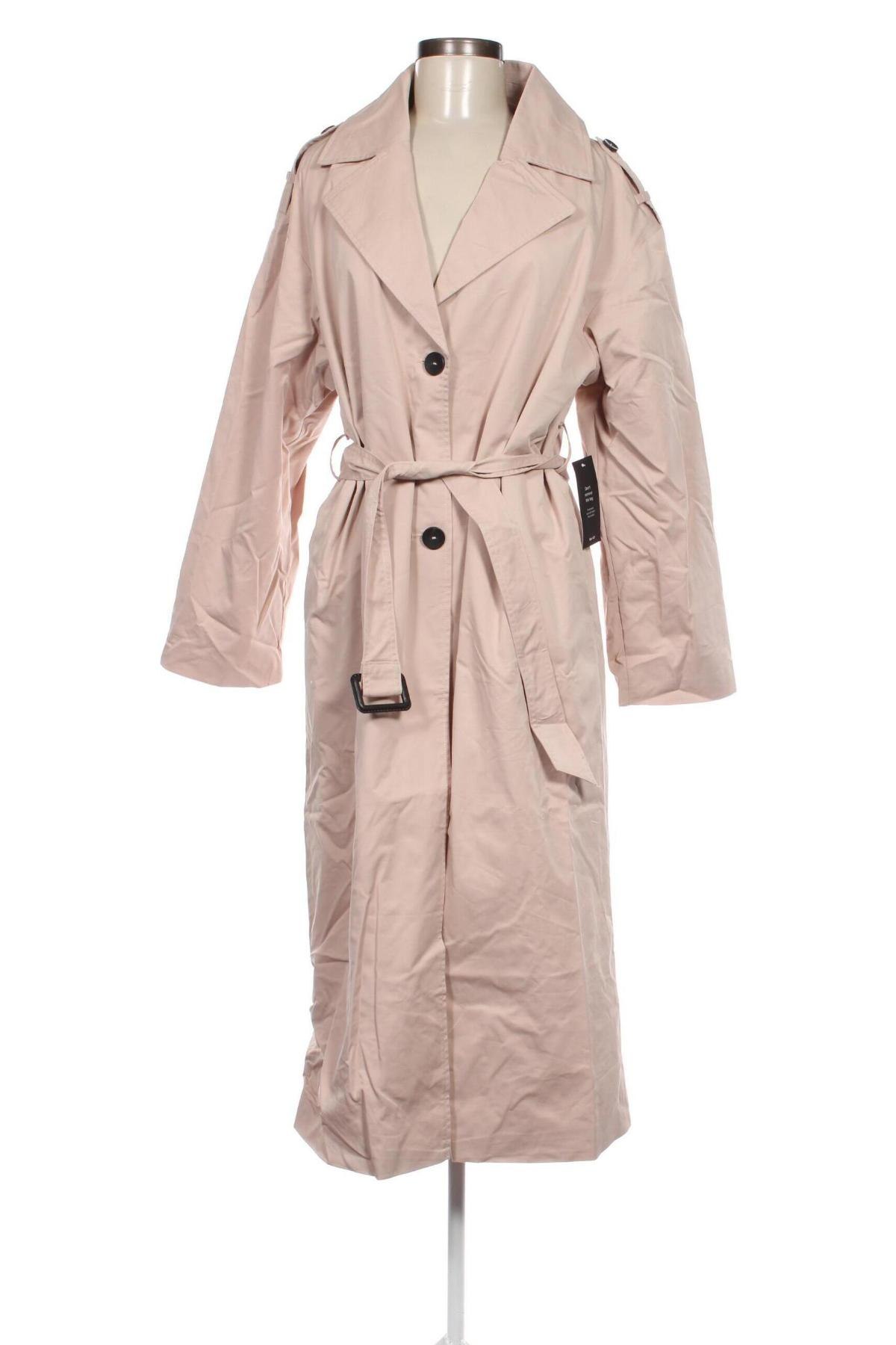 Dámský přechodný kabát  NA-KD, Velikost S, Barva Béžová, Cena  2 449,00 Kč