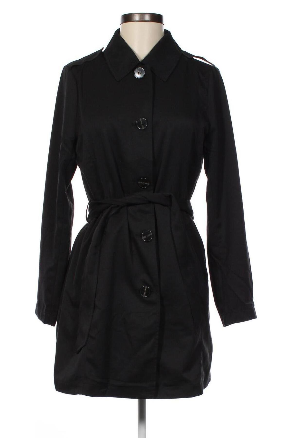 Damen Trenchcoat ONLY, Größe S, Farbe Schwarz, Preis 48,97 €