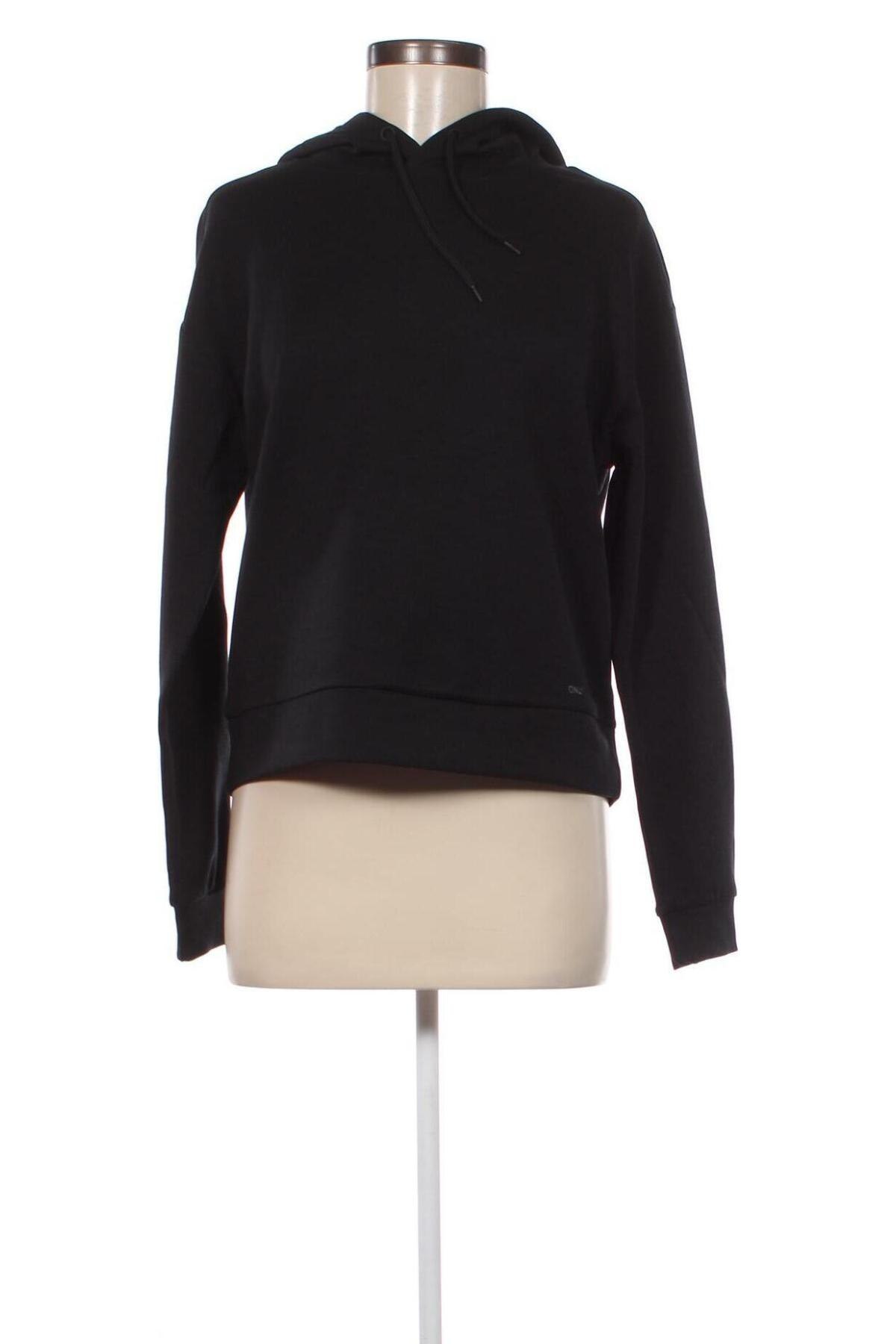 Γυναικείο φούτερ ONLY Play, Μέγεθος S, Χρώμα Μαύρο, Τιμή 9,69 €