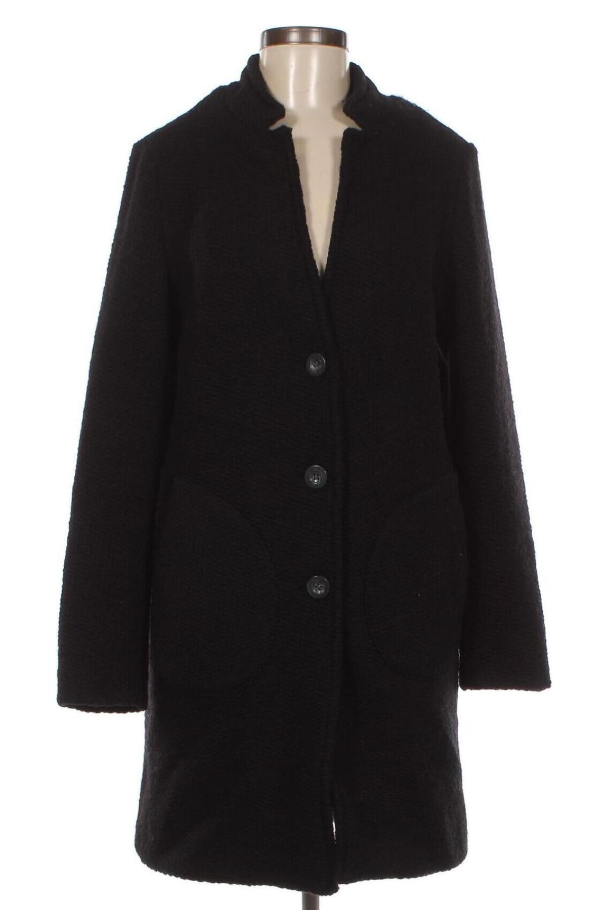 Дамско палто Rick Cardona, Размер S, Цвят Черен, Цена 97,65 лв.