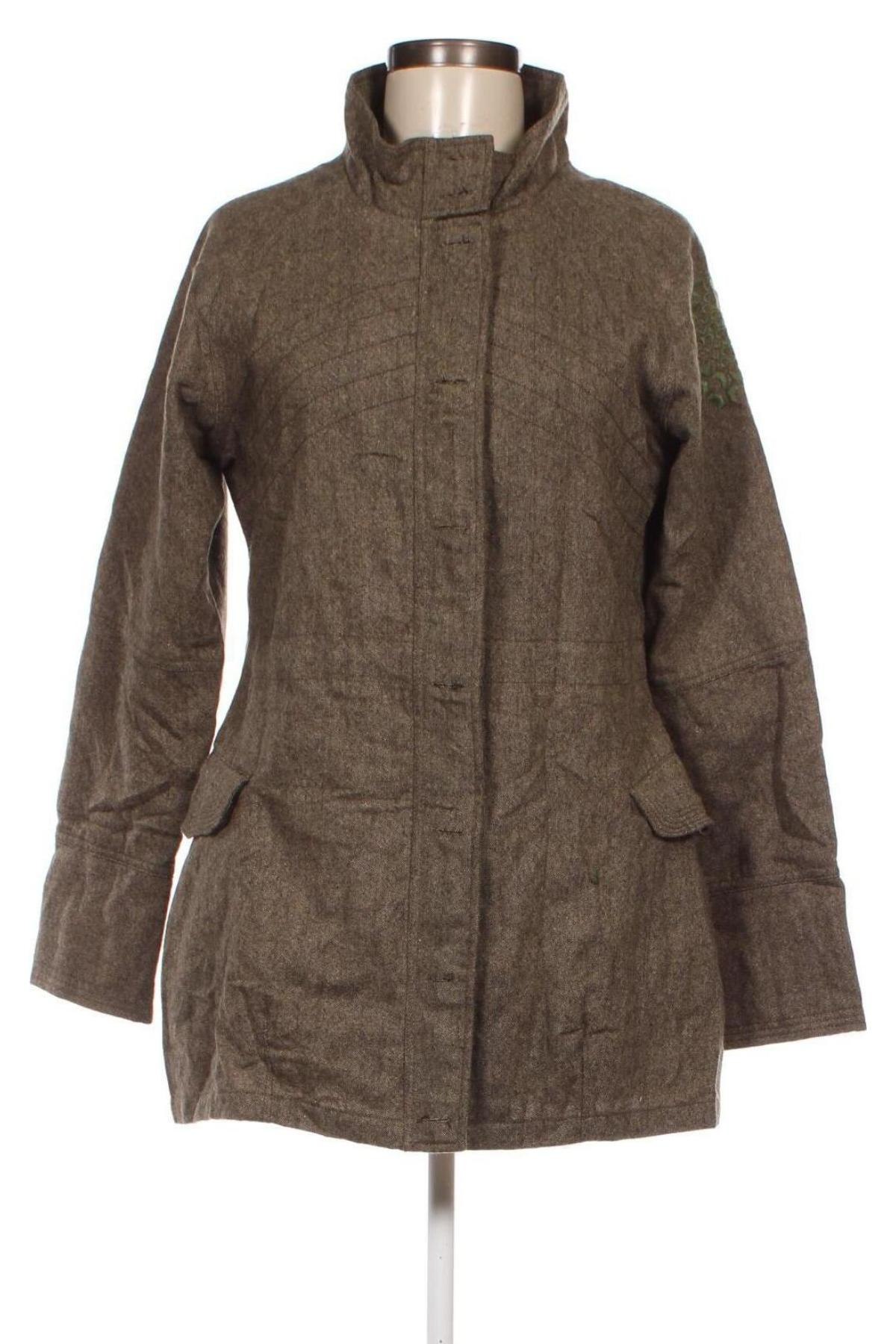 Дамско палто SKFK, Размер M, Цвят Зелен, Цена 132,00 лв.