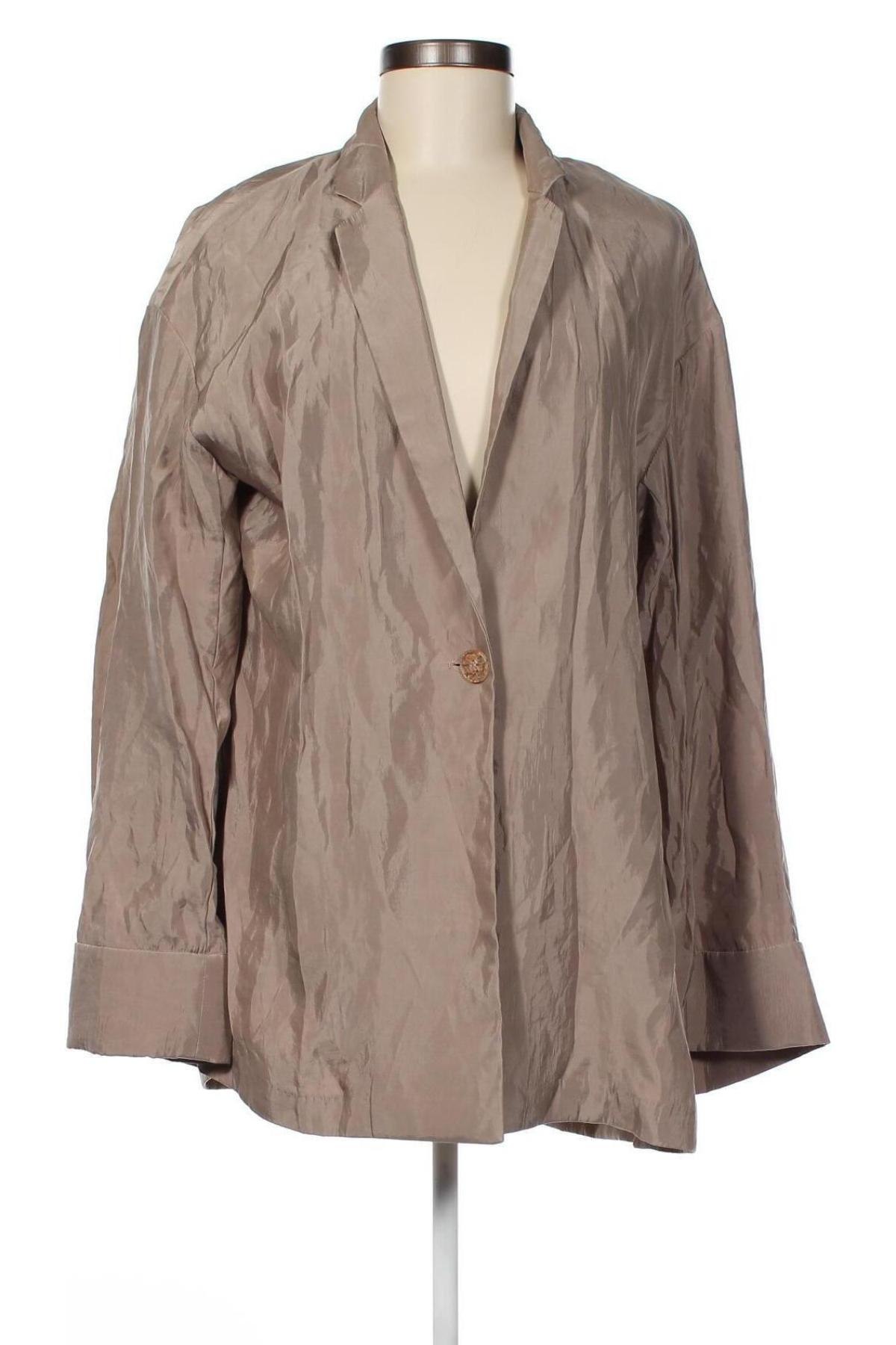Дамско сако H&M, Размер XS, Цвят Бежов, Цена 12,76 лв.