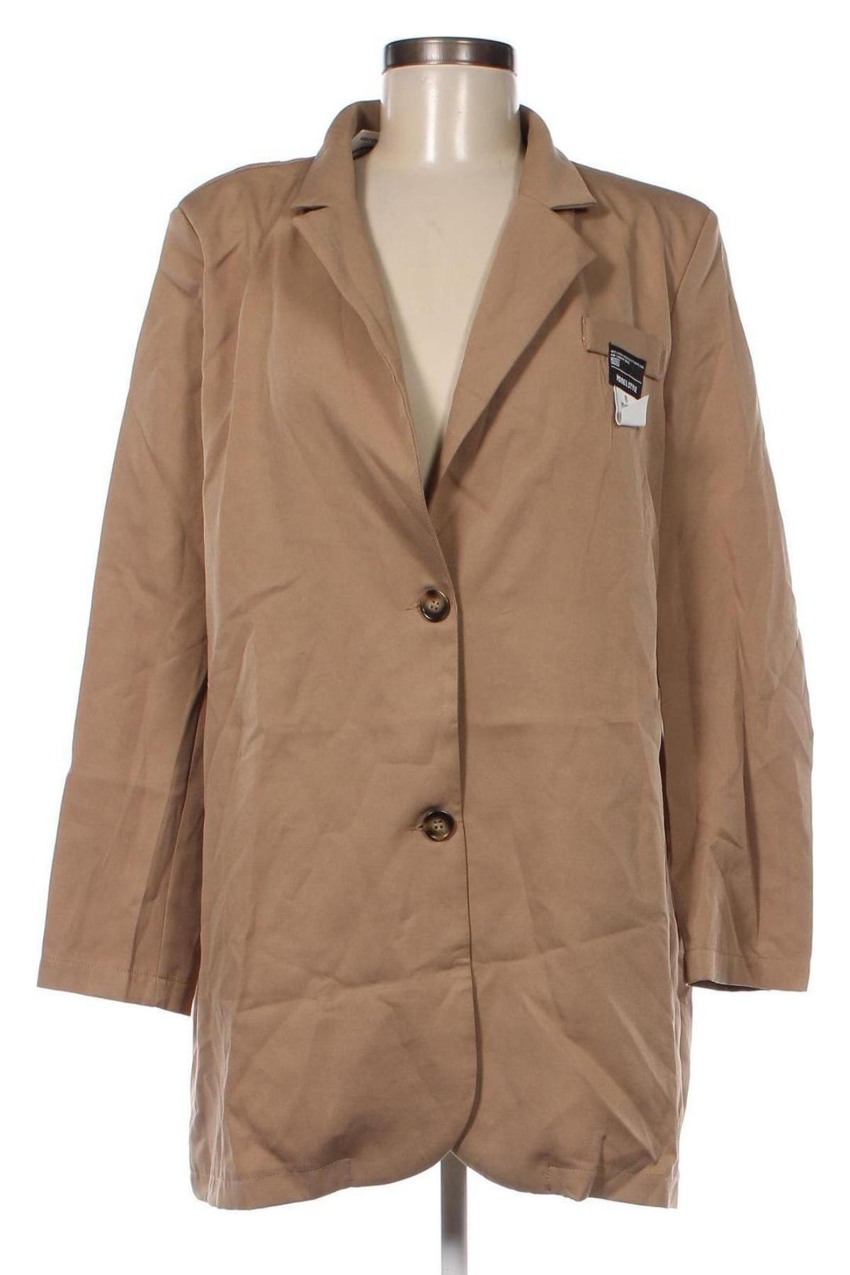 Дамско сако SHEIN, Размер M, Цвят Бежов, Цена 12,60 лв.