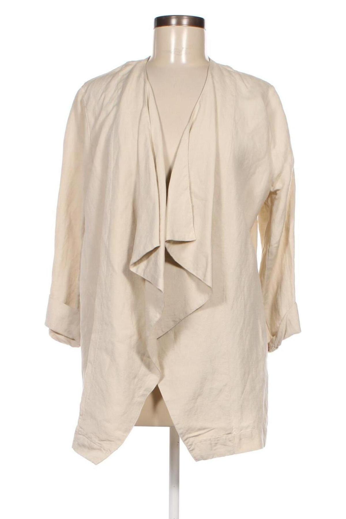 Γυναικείο σακάκι Sisley, Μέγεθος S, Χρώμα  Μπέζ, Τιμή 20,61 €