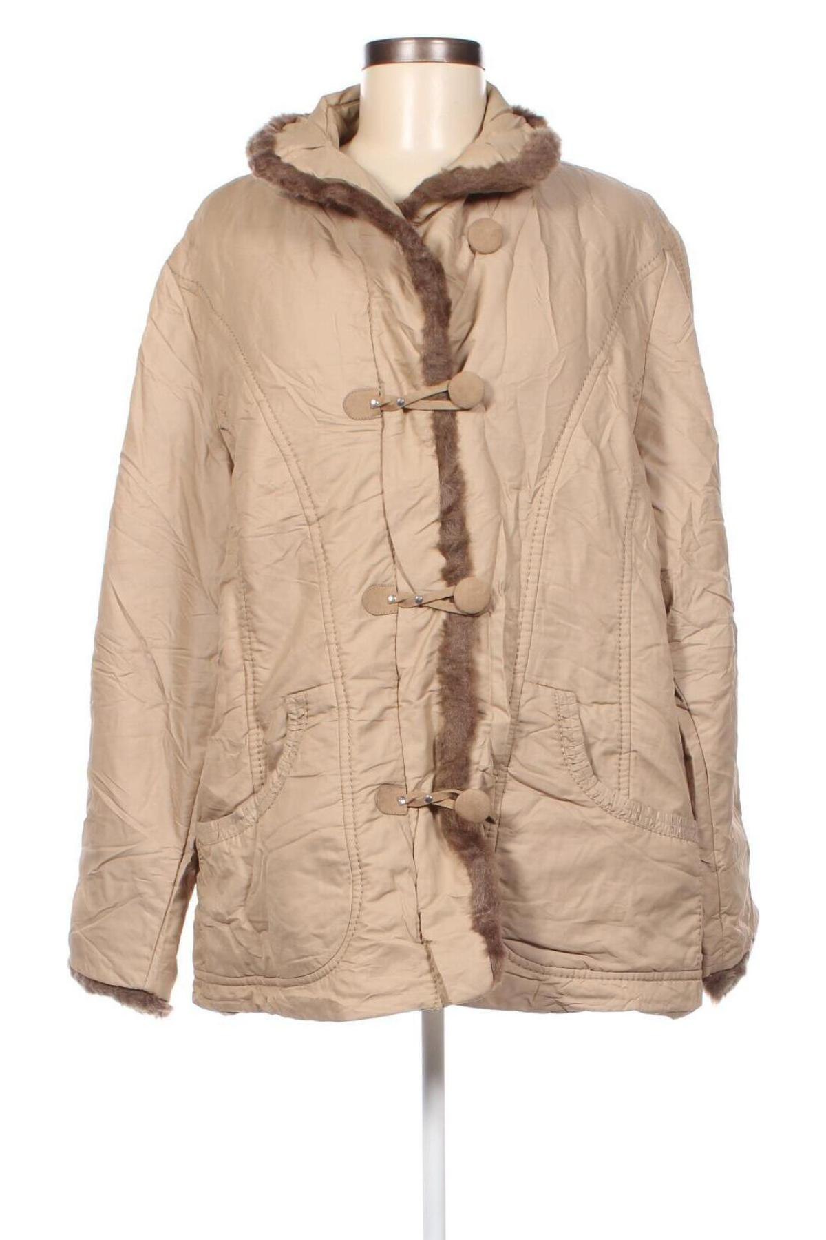 Γυναικείο μπουφάν Gerry Weber, Μέγεθος XL, Χρώμα  Μπέζ, Τιμή 3,59 €
