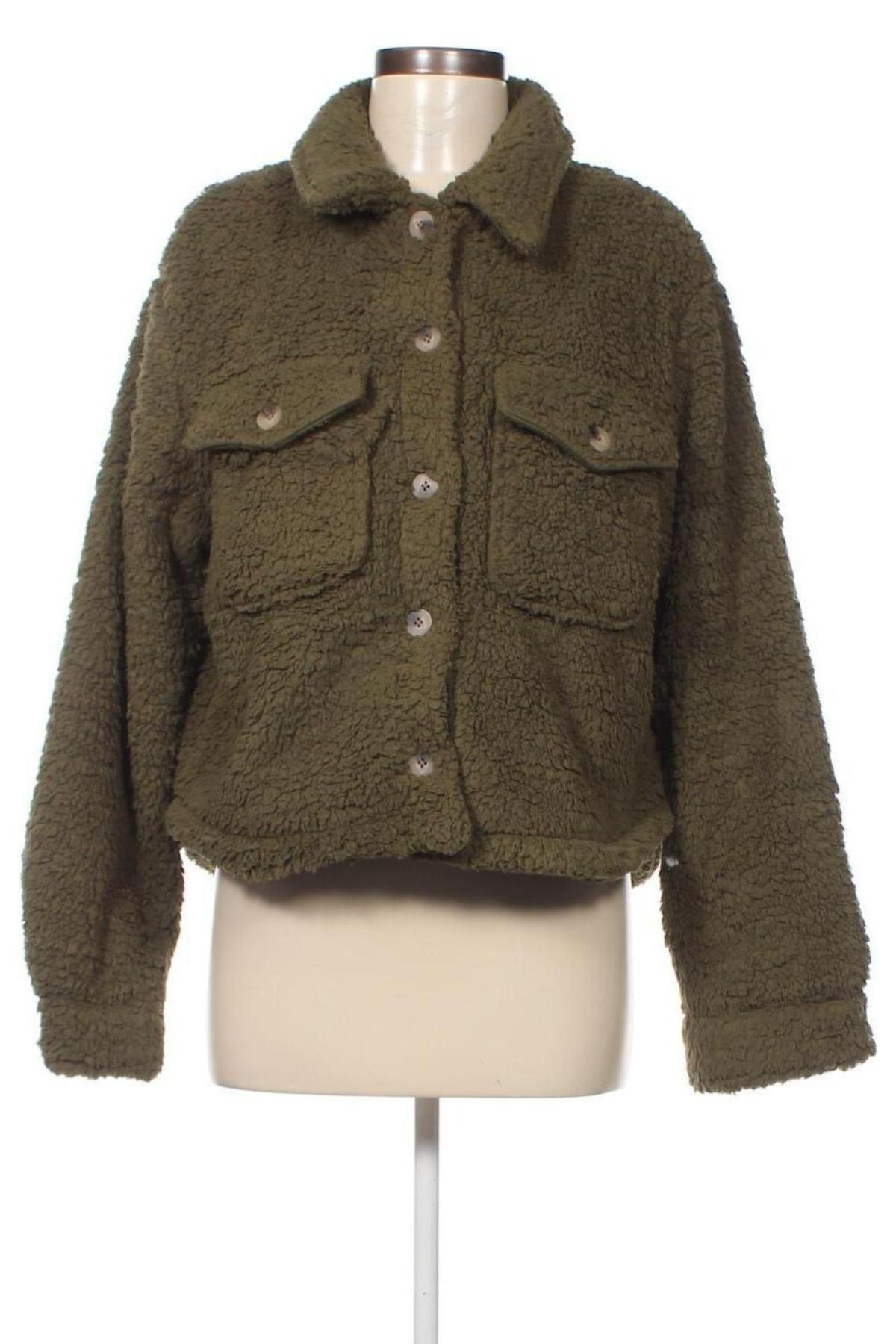 Γυναικείο μπουφάν ONLY, Μέγεθος L, Χρώμα Πράσινο, Τιμή 19,44 €