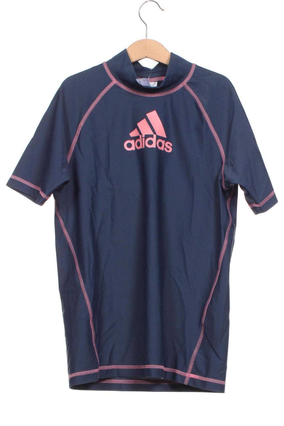 Bluză sport pentru copii Adidas, Mărime 9-10y/ 140-146 cm, Culoare Albastru, Preț 25,42 Lei