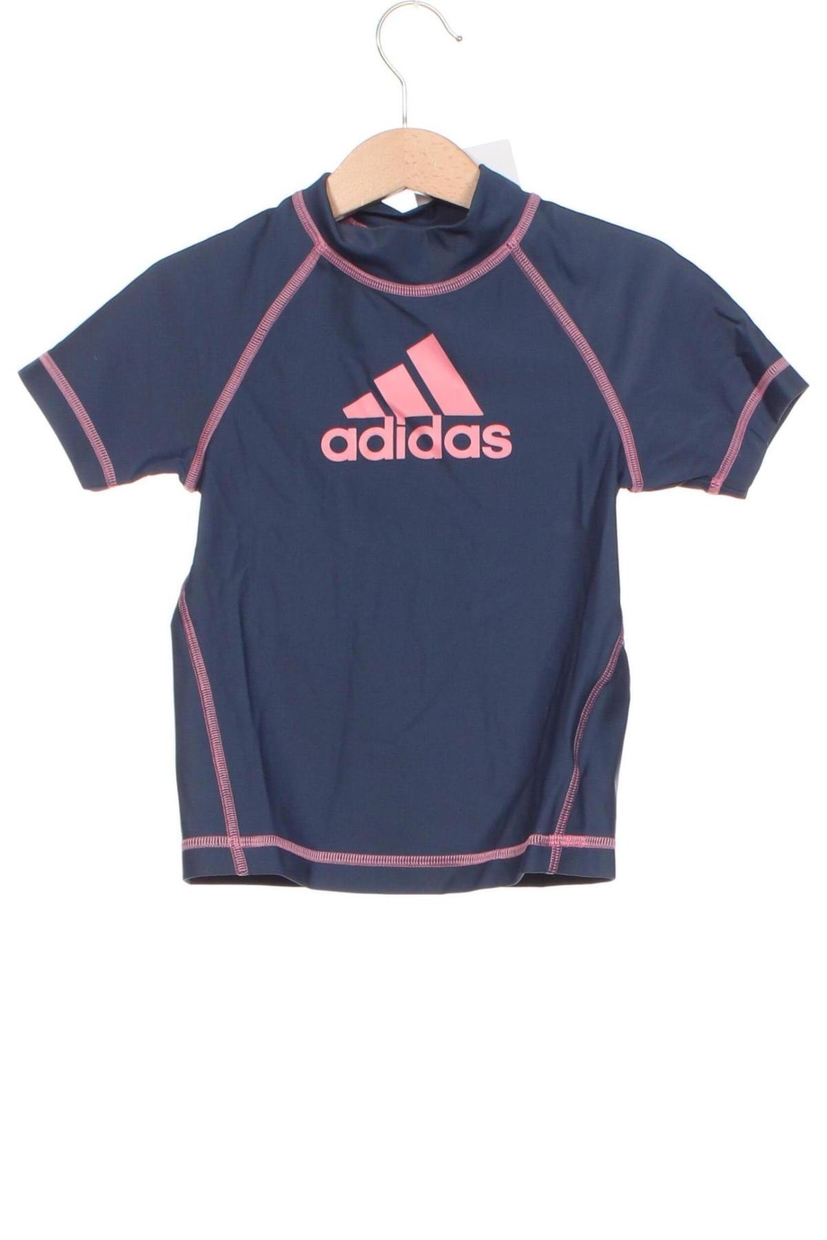 Detská športová blúzka  Adidas, Veľkosť 4-5y/ 110-116 cm, Farba Modrá, Cena  5,34 €
