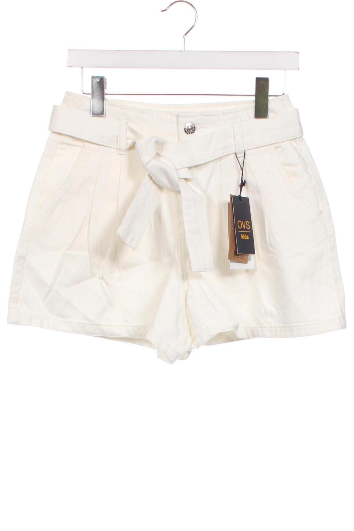 Παιδικό κοντό παντελόνι Oviesse, Μέγεθος 14-15y/ 168-170 εκ., Χρώμα Λευκό, Τιμή 20,10 €