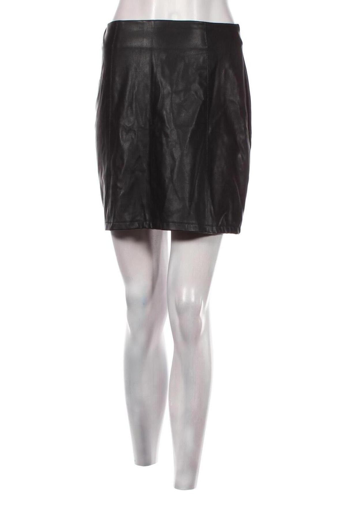 Δερμάτινη φούστα Amisu, Μέγεθος S, Χρώμα Μαύρο, Τιμή 1,78 €