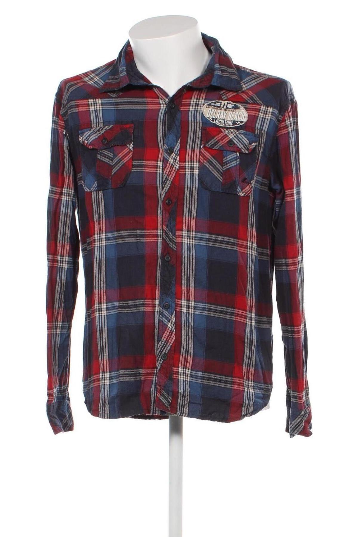 Ανδρικό πουκάμισο H&M, Μέγεθος M, Χρώμα Πολύχρωμο, Τιμή 1,63 €