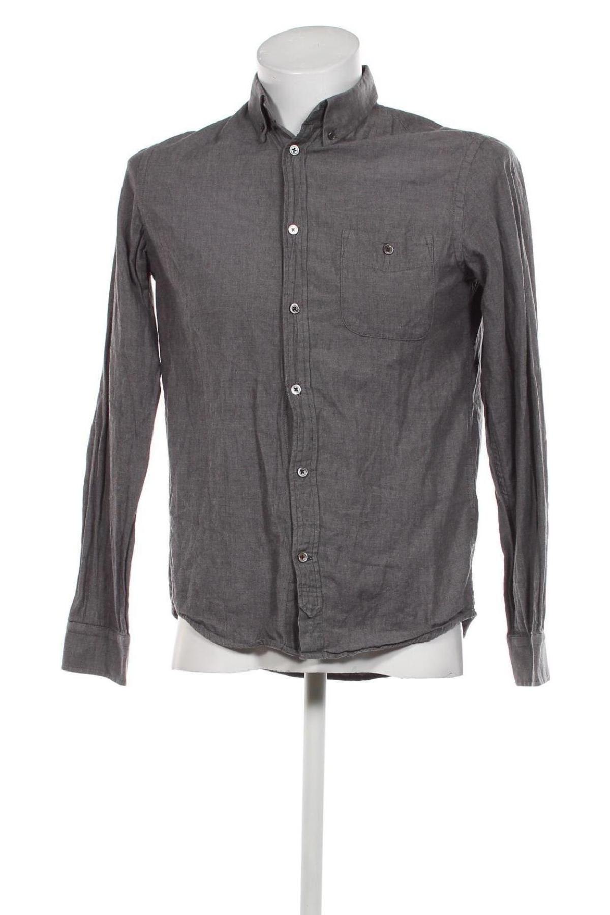 Ανδρικό πουκάμισο NN07, Μέγεθος S, Χρώμα Γκρί, Τιμή 7,35 €