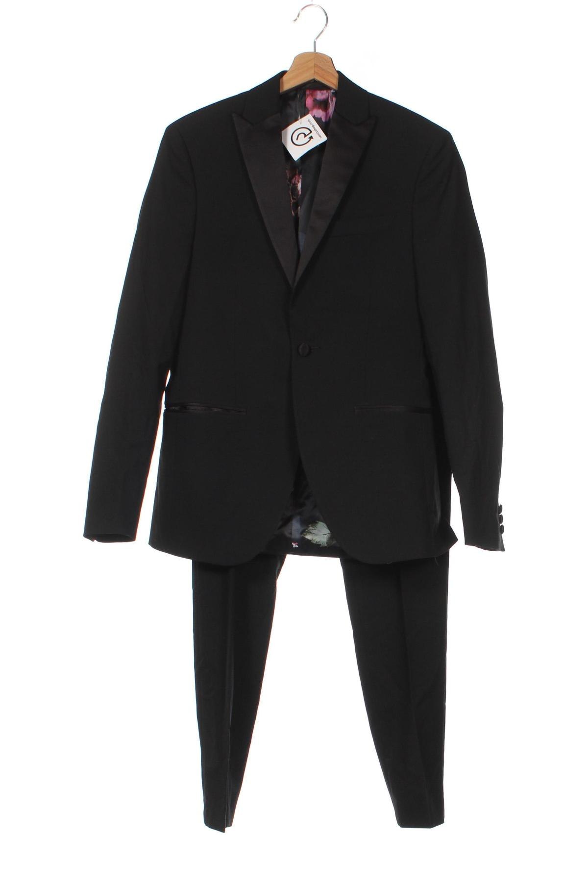Ανδρικό κοστούμι Isaac Dewhirst, Μέγεθος M, Χρώμα Μαύρο, Τιμή 75,39 €
