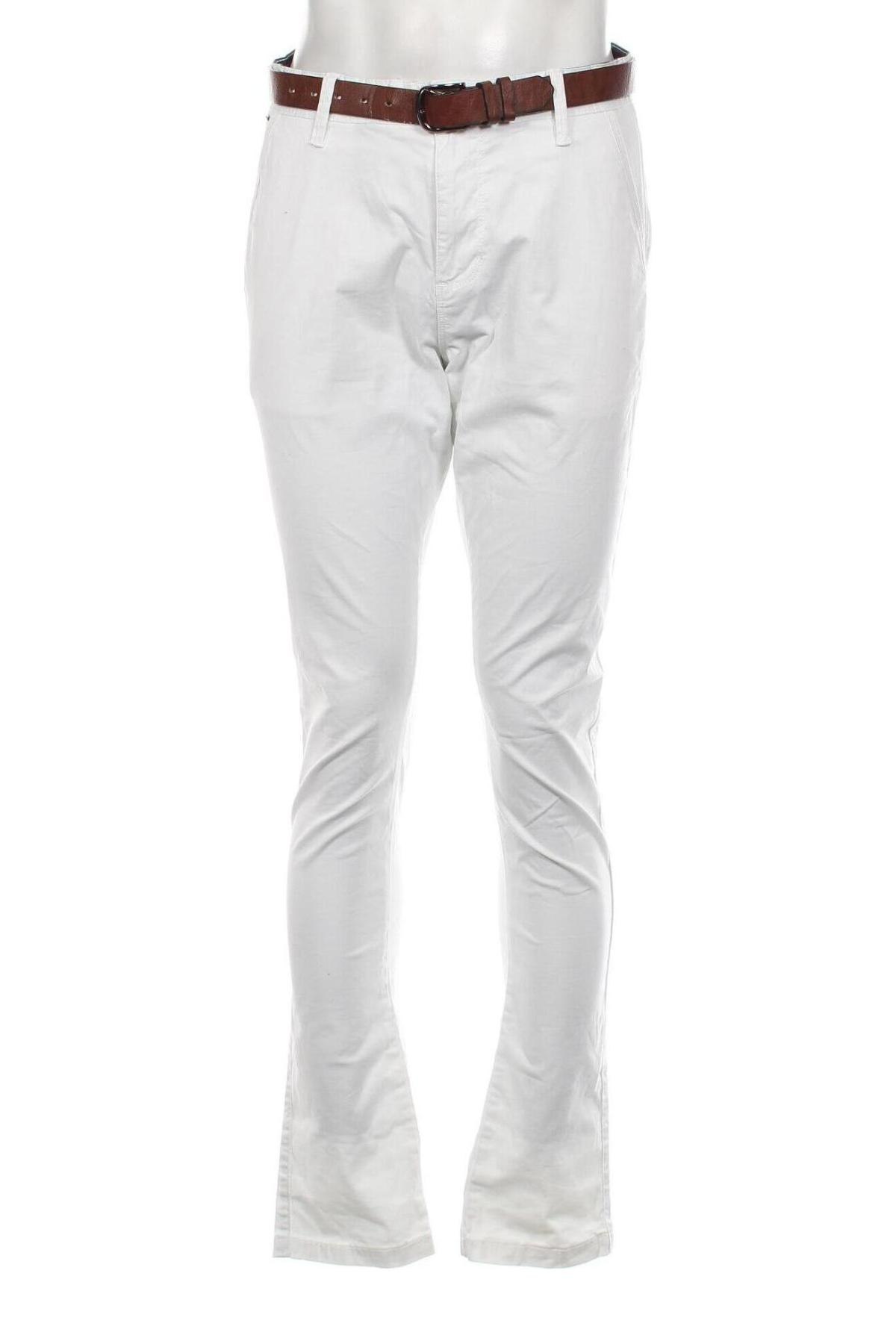 Мъжки панталон Indicode, Размер M, Цвят Бял, Цена 16,53 лв.