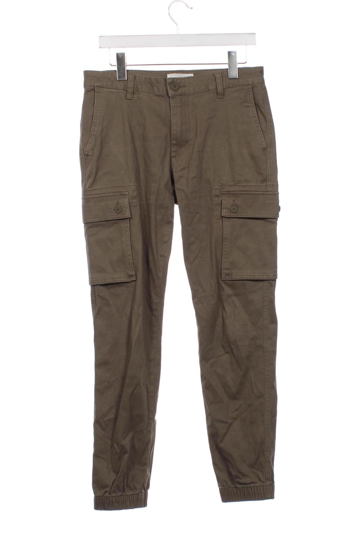 Мъжки панталон Pier One, Размер S, Цвят Зелен, Цена 46,00 лв.