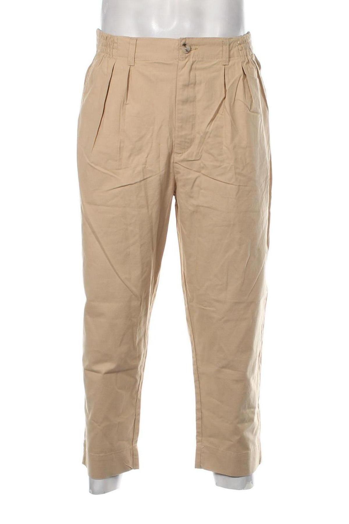 Pantaloni de bărbați Pier One, Mărime L, Culoare Bej, Preț 48,42 Lei