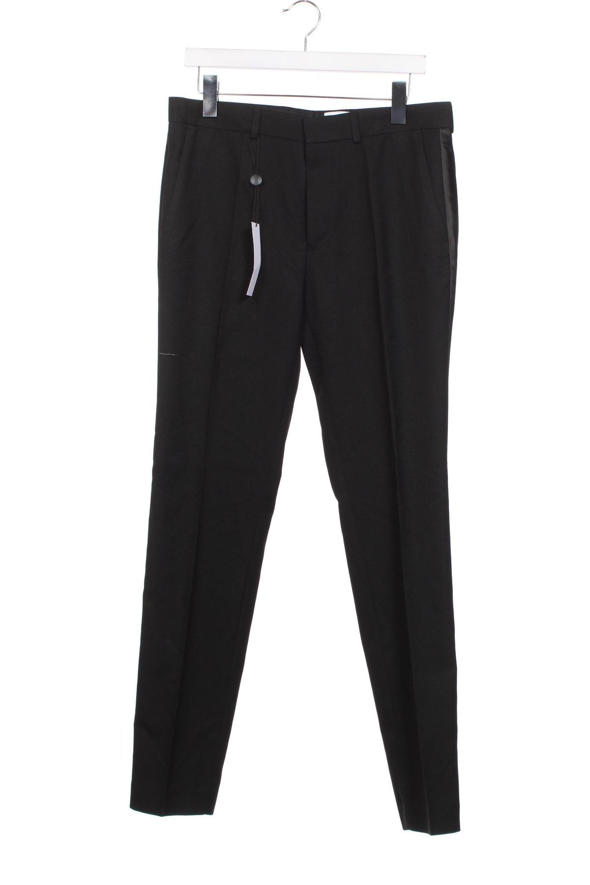 Мъжки панталон Topman, Размер M, Цвят Черен, Цена 11,31 лв.