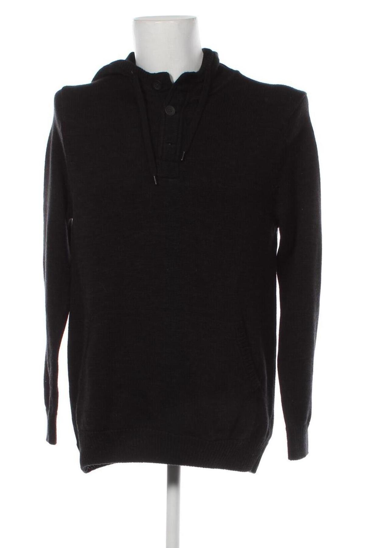 Мъжки пуловер H&M L.O.G.G., Размер M, Цвят Черен, Цена 10,15 лв.