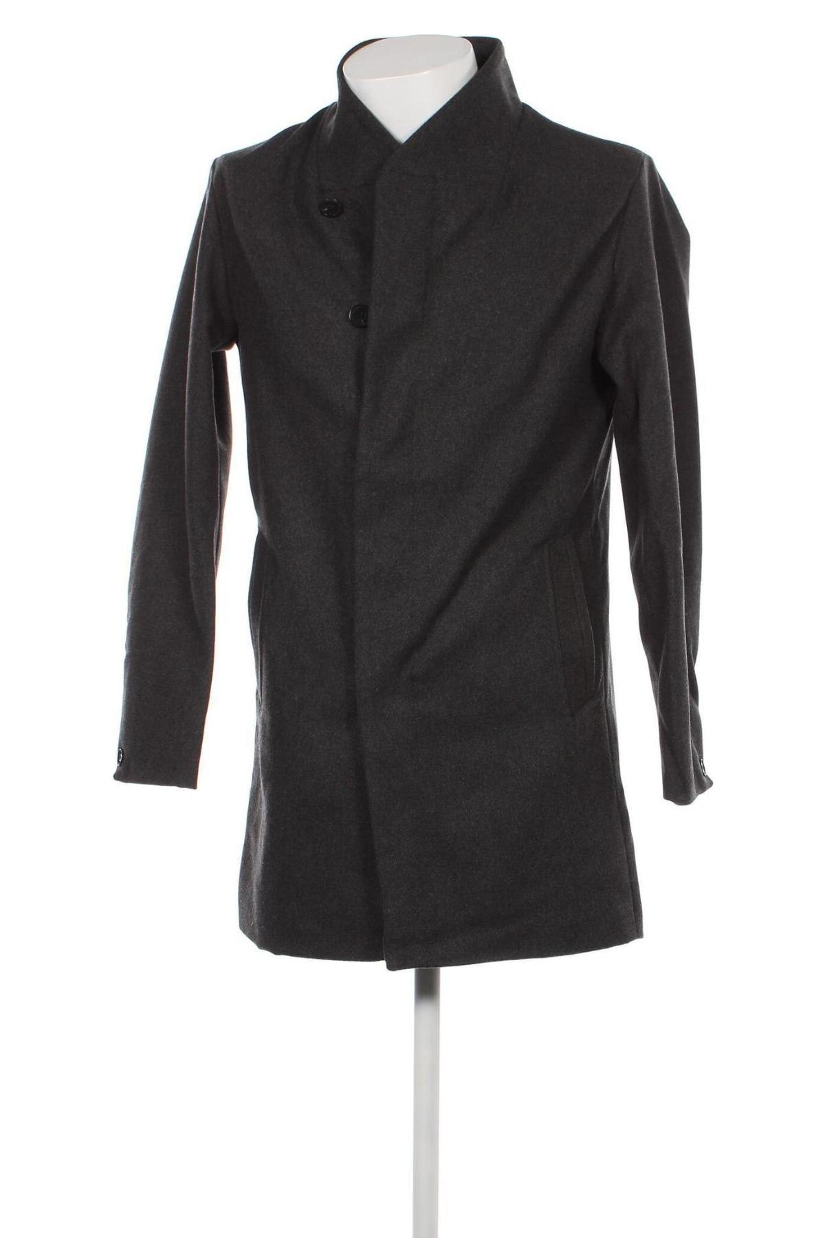Ανδρικά παλτό Jack & Jones, Μέγεθος S, Χρώμα Γκρί, Τιμή 18,60 €