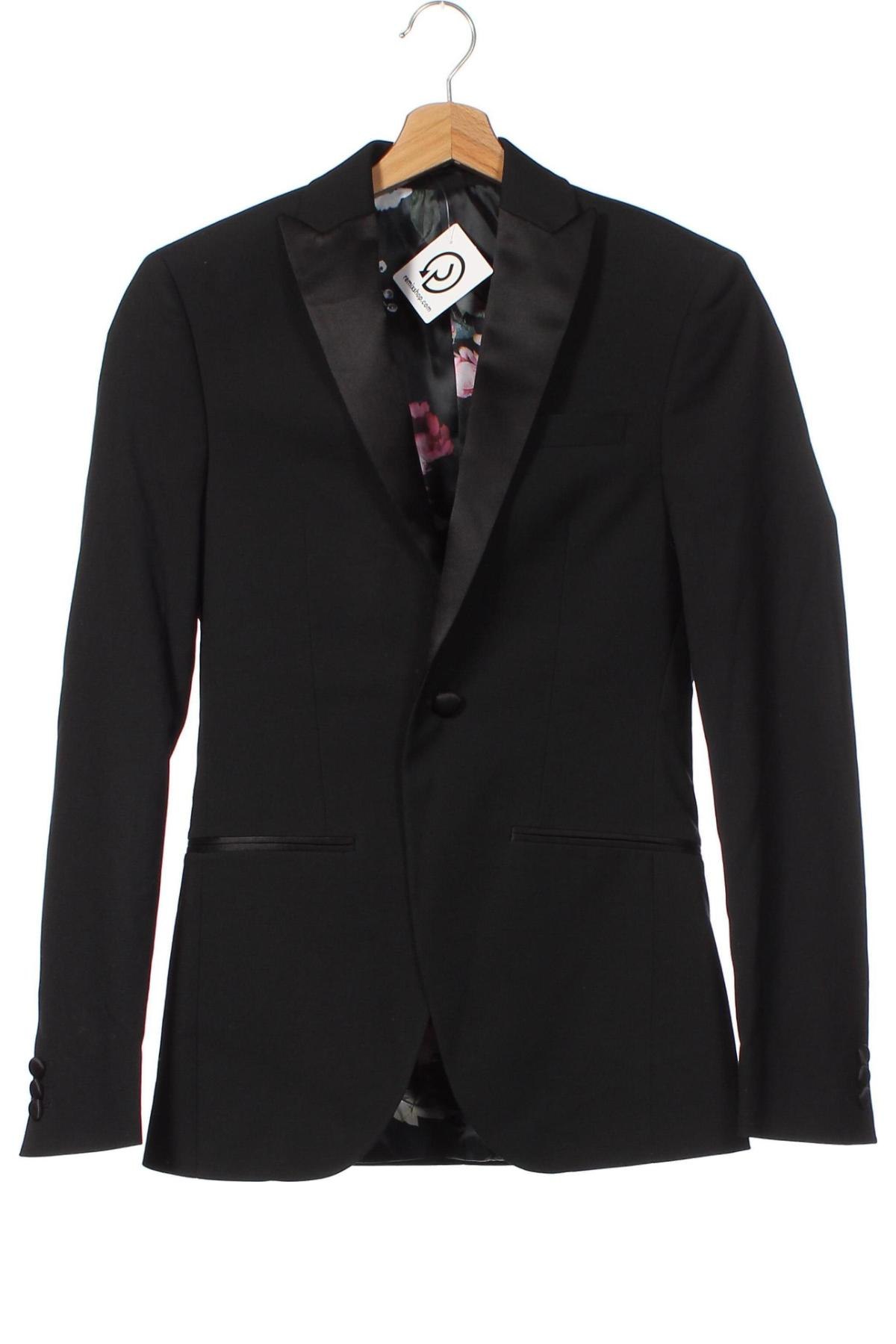 Ανδρικό σακάκι Isaac Dewhirst, Μέγεθος S, Χρώμα Μαύρο, Τιμή 12,63 €