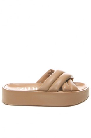 Pantolette Zara, Größe 38, Farbe Beige, Preis 24,79 €