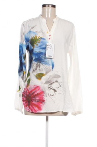 Damen Shirt Desigual, Größe L, Farbe Weiß, Preis 51,98 €