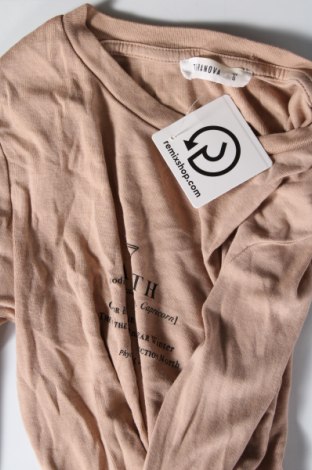 Damen Shirt Terranova, Größe S, Farbe Beige, Preis 5,99 €