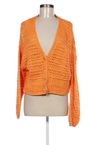 Damen Strickjacke Amisu, Größe M, Farbe Orange, Preis 6,49 €