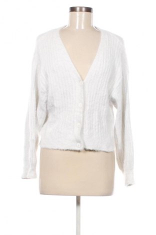 Cardigan de damă Bershka, Mărime M, Culoare Alb, Preț 48,99 Lei