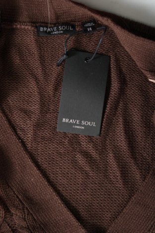 Damen Strickjacke Brave Soul, Größe L, Farbe Braun, Preis € 38,99