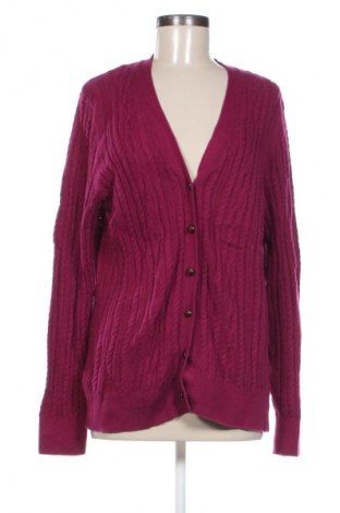 Damen Strickjacke Lands' End, Größe L, Farbe Rosa, Preis 12,49 €