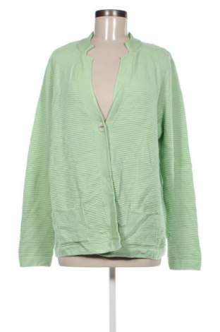 Damen Strickjacke Olsen, Größe L, Farbe Grün, Preis 6,99 €