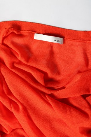 Damen Strickjacke Oui, Größe XL, Farbe Orange, Preis 22,49 €