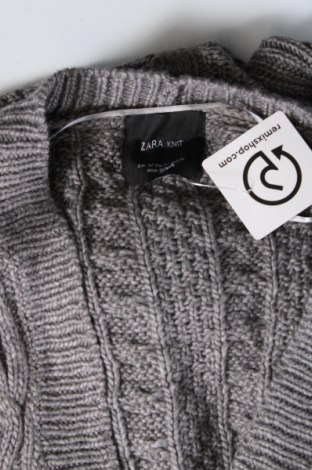 Dámsky kardigán Zara Knitwear, Velikost S, Barva Šedá, Cena  439,00 Kč