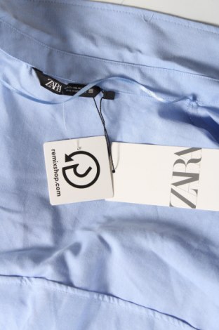 Дамска риза Zara, Размер XXL, Цвят Син, Цена 43,99 лв.