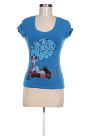 Damen T-Shirt, Größe S, Farbe Blau, Preis € 5,49