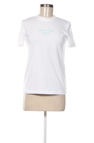 Damski T-shirt Calvin Klein Jeans, Rozmiar M, Kolor Biały, Cena 262,99 zł