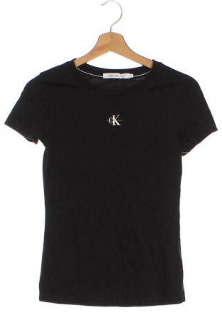 Γυναικείο t-shirt Calvin Klein Jeans, Μέγεθος XS, Χρώμα Μαύρο, Τιμή 17,44 €