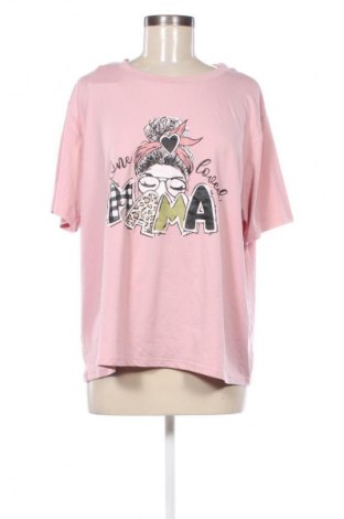 Damski T-shirt SHEIN, Rozmiar XXL, Kolor Popielaty róż, Cena 38,99 zł