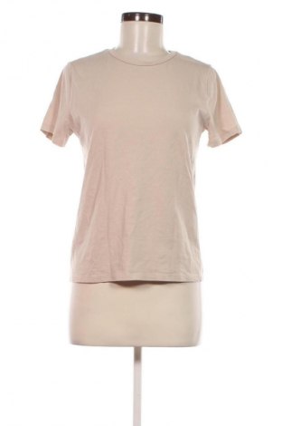 Damen T-Shirt Stradivarius, Größe S, Farbe Beige, Preis 4,99 €