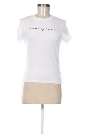 Damen T-Shirt Tommy Jeans, Größe M, Farbe Weiß, Preis 53,99 €