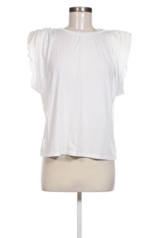 Γυναικείο t-shirt Zara, Μέγεθος L, Χρώμα Λευκό, Τιμή 6,14 €