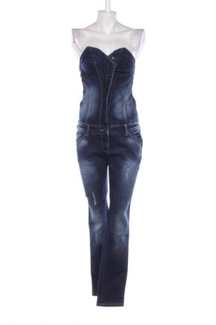 Langer Damen-Overall, Größe M, Farbe Blau, Preis € 16,49