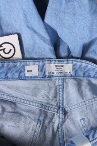 Damskie jeansy Bershka, Rozmiar M, Kolor Niebieski, Cena 41,99 zł