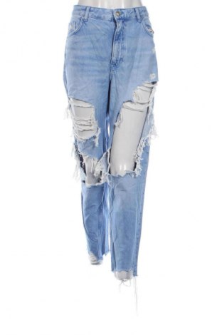 Damskie jeansy Bershka, Rozmiar M, Kolor Niebieski, Cena 41,99 zł