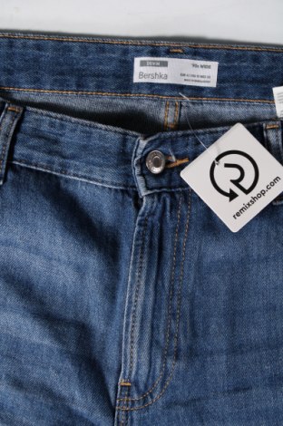 Damskie jeansy Bershka, Rozmiar L, Kolor Niebieski, Cena 66,69 zł