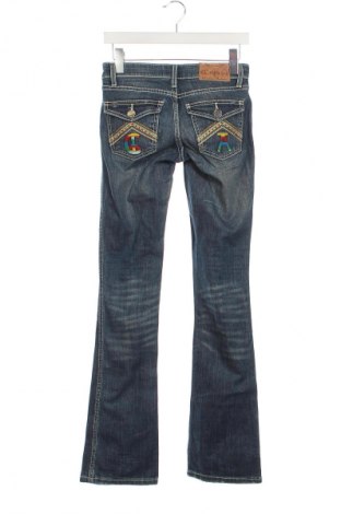 Damskie jeansy Christian Audigier, Rozmiar XS, Kolor Niebieski, Cena 128,99 zł