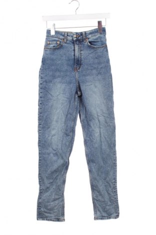 Damskie jeansy H&M Divided, Rozmiar XS, Kolor Niebieski, Cena 37,99 zł