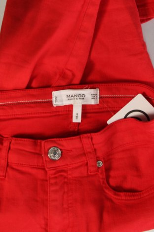 Damskie jeansy Mango, Rozmiar XS, Kolor Czerwony, Cena 49,99 zł